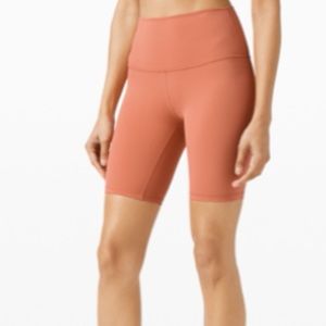 Like new lululemon rustic coral align shorts - 8”
